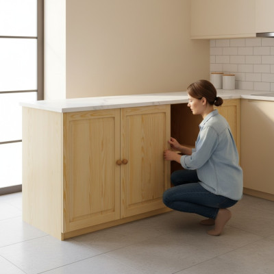 Solid wood furniture washbasin cabinet vanity cabinet handcrafted wood