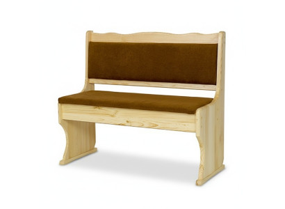 Wooden bench, seating bench 100 cm pine solid wood furniture kitchen bench real wood