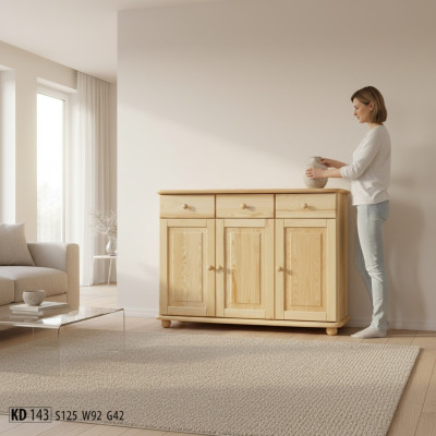 Sideboard dresser sideboard solid pine living room solid wood wood