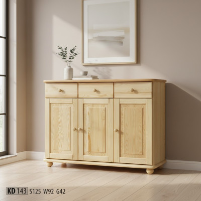 Sideboard dresser sideboard solid pine living room solid wood wood