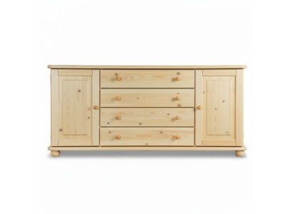 Solid Wood Sideboard Dresser Cabinet Furniture Dressers Real Wood Lowboard New