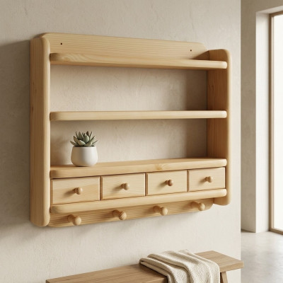 Solid Wood Furniture Cabinet Wood Shelf Solid Wood Wall Cabinet Shelves Kitchen Cabinet