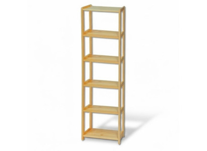 Storage shelf, shelving unit, bookcase, wall shelf, handmade, solid wood, furniture