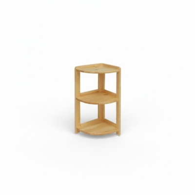 Corner shelf, solid wood shelves, storage cabinet, solid furniture, 30x30x86cm, new.
