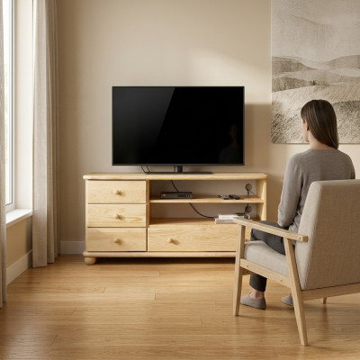RTV sideboard wooden dresser sideboards living room dressers 124cm solid furniture