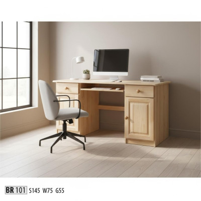 Desk wooden table office desk table office furniture solid wood computer desk