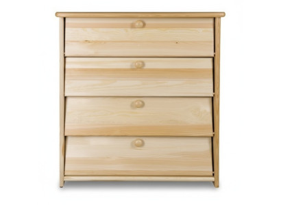 Shoe Cabinet 4 Compartment Dresser Solid Wood Furniture Shoe Tilt Shoe Rack