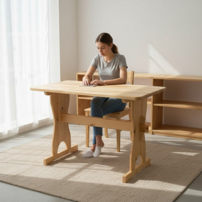 Dining table wood tables living dining room table 120x60 solid wood dining tables real wood