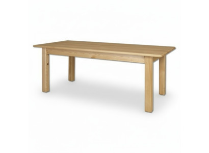 Table Dining Table Solid Furniture Dining Room 200x90cm Real Wood Solid Wood New Tables