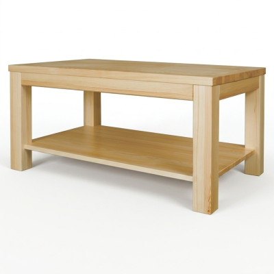 Wooden table coffee tables made of wood solid living room furniture 120x70cm solid tables