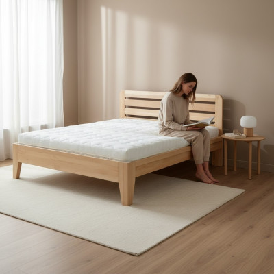Solid wood bed 180x200 double bed solid real wood bed solid wood bed