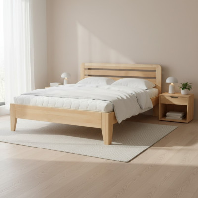 Solid wood bed 180x200 double bed solid real wood bed solid wood bed