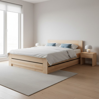 Bed 180x200cm Solid Wood Beds Double Bed Marital Bed Bedroom Furniture New
