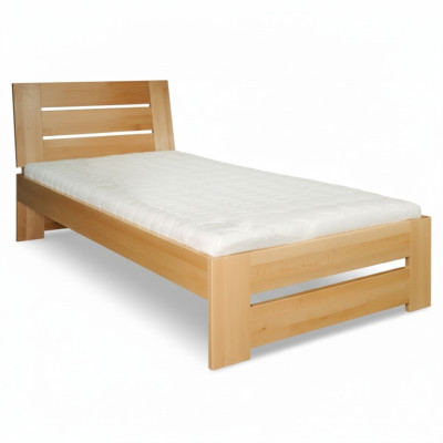 Solid wood bed real wood bed beds hotel 100x200 style solid furniture bedroom
