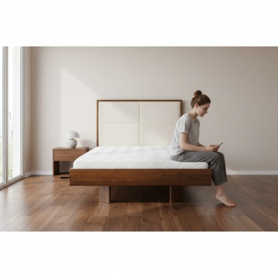Bedroom wooden bed real wood bed beds hotel 180x200 style solid furniture