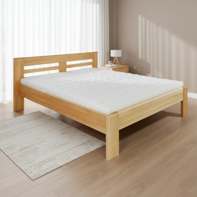 Bed Wooden Bed Real Wood Beds Hotel 180x200 Style Solid Furniture Bedroom