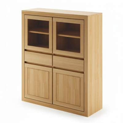 Wood Cabinet Living Room Display Cabinet Sideboard Wood Cupboards New