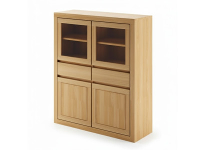 Wood Cabinet Living Room Display Cabinet Sideboard Wood Cupboards New