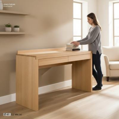 Desk, vanity table, console table, table, real wood, solid furniture, make-up