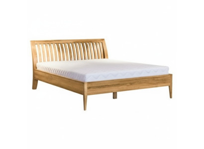 Wooden bed double bed solid wood bedroom hotel beds 180x200cm oak new
