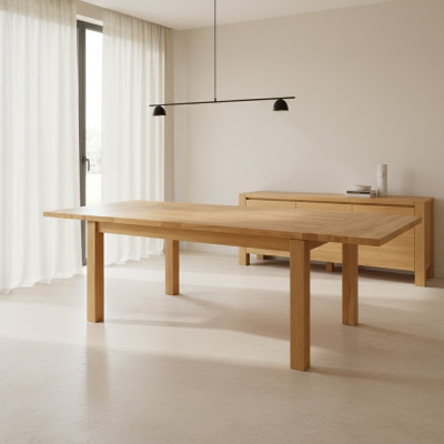Solid Wood Table 180x90cm Dining Room Tables Oak Solid Wood Furniture