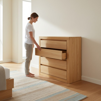 Dresser Design Lowboard Sideboard Cabinet Real Wood Buffet Dressers Sideboard