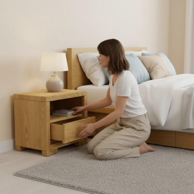 Design bedside table nightstand chest of drawers solid wood furniture wooden furniture handmade