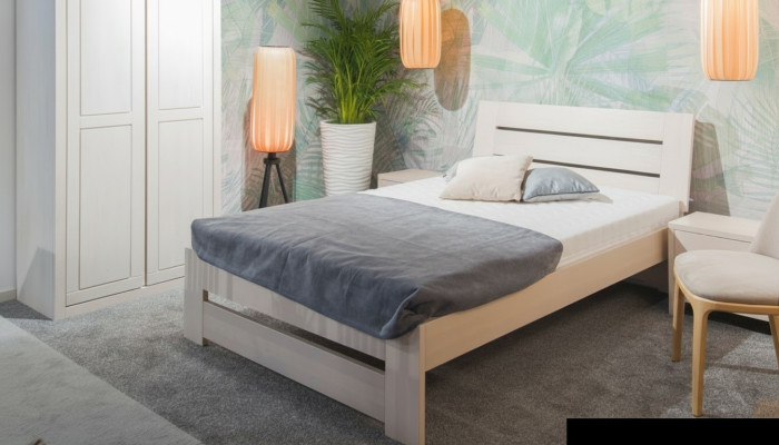 Solid wood bed, solid beds 100x200cm single bed solid furniture bedroom furniture