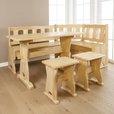 Corner bench wooden bench solid benches kitchen dining area corner seating furniture real wood wood