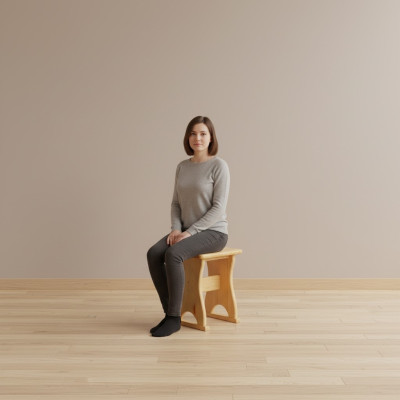 Stool Wooden Stool Bench Wooden Bench Solid Pine NEW Kitchen Chair Bench