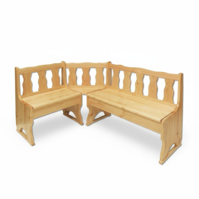 Corner bench group dining room set corner bench seating group chest stool solid pine new