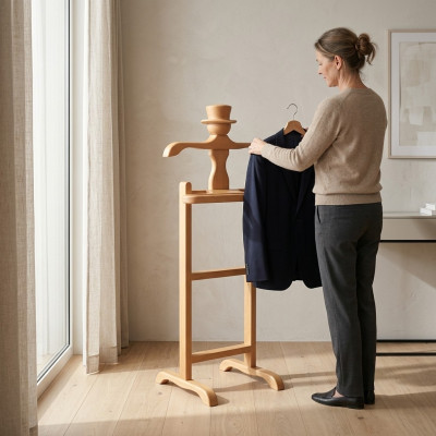 Clothes rack beech wood drying rack clothes rail coat rack stand