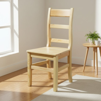 Wooden chair dining room chair kitchen chair chair solid wood pine handcrafted