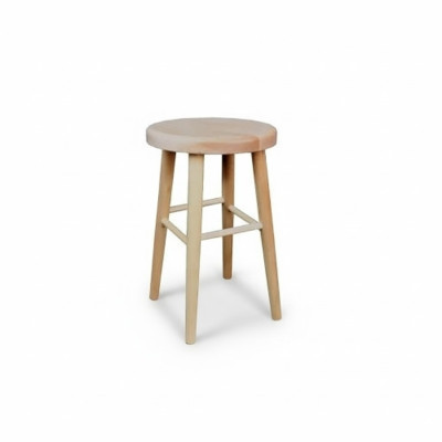 High stool stool tall wooden stool solid wood round stool footstool chairs