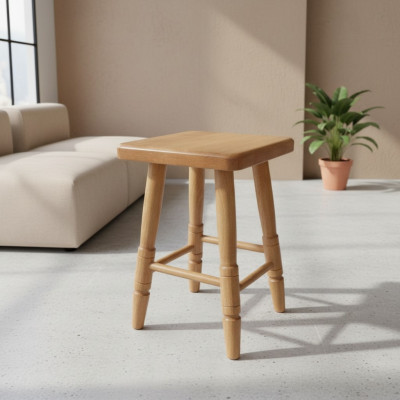 Counter kitchen chair wooden chair stool dining room stool beech wood solid condition: New