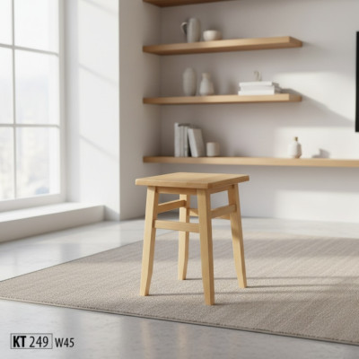 Stool Bench Solid Seat Stool Side Stool Dining Chair Kitchen Chair New