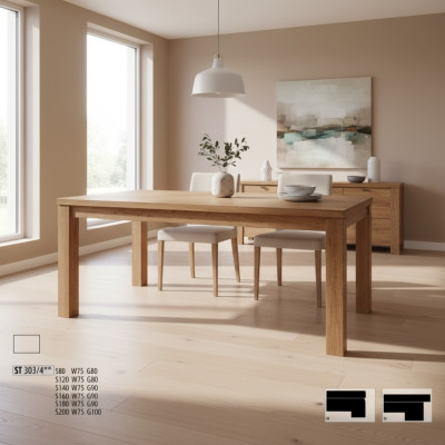 Dining room living room table solid wood table dining table wooden table new