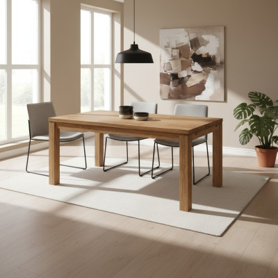 Dining table set dining room living room suite wood design tables 140x90cm
