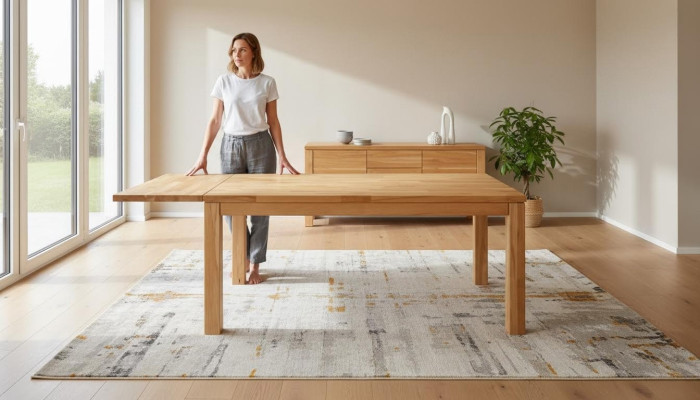 Oak dining table living room kitchen dining room full solid wood tables new