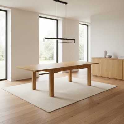 Dining table solid wood wooden table tables dining room 120x80cm solid wood new