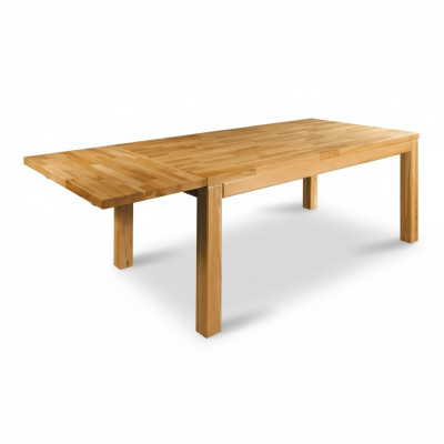 Table wood tables 160x90cm wood dining tables conference solid wood genuine oak new