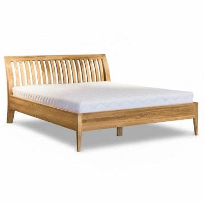 Solid wood bed double marriage beds beech bedroom furniture wood 140x200cm new