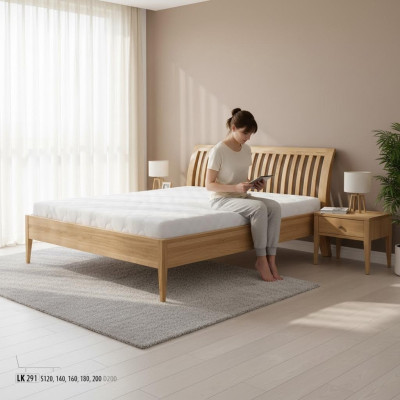 Solid wood bed real wood solid wood bed 120x200 single bed senior bed handmade