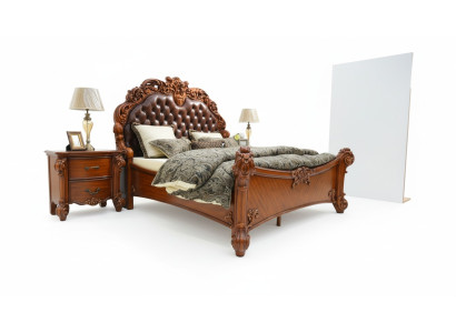 Bed Cushion Design Luxury Double Hotel Beds Sleep Room Decoration Leather