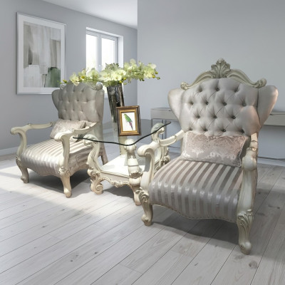 Lounge Club Set 3-piece Set 2x Armchair Side Table Table Sofa Set New