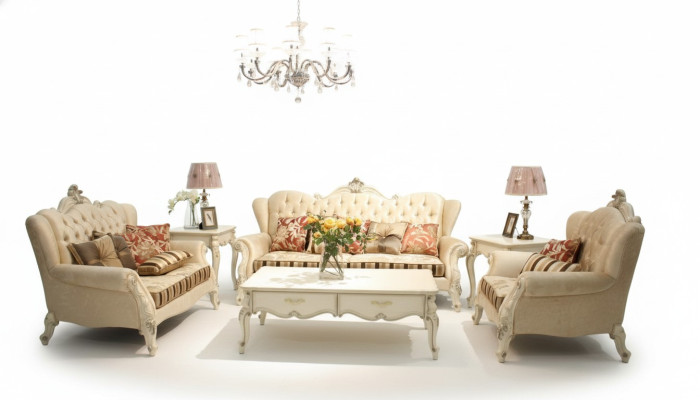 Classic Chesterfield Set 4-Piece Set Sofa Suite Couch Sofa Sofa Cushion