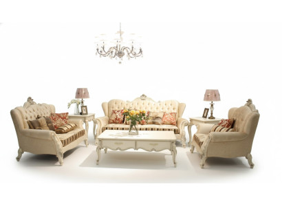 Classic Chesterfield Set 4-Piece Set Sofa Suite Couch Sofa Sofa Cushion