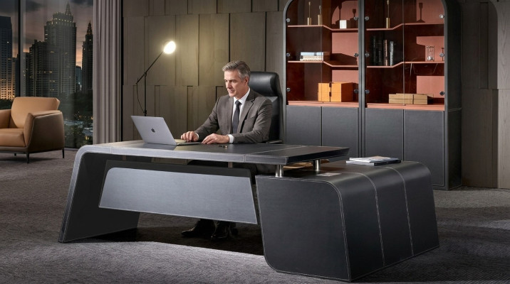 Corner desk chair office furniture executive room furniture 2-piece set tables