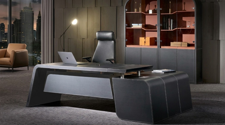 Corner desk chair office furniture executive room furniture 2-piece set tables