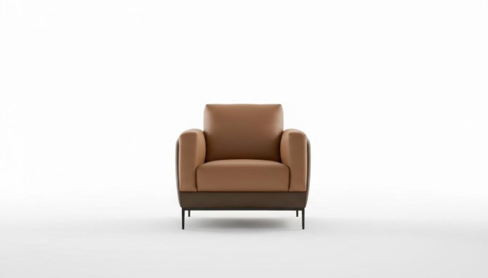 Armchair Leather TV Couch 1 Seater Sofa Relax Luxury Upholstered Couch